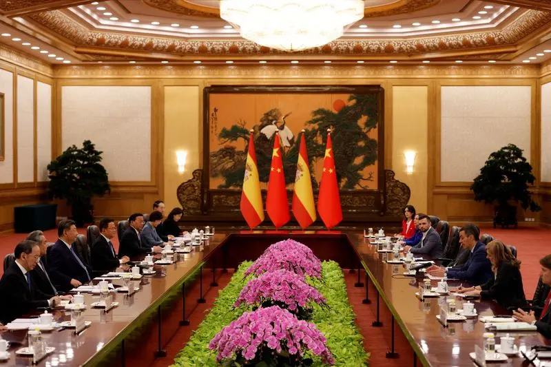Spanish Premier, China's Xi Pledge Closer Ties Amid 'Crumbling' International Order