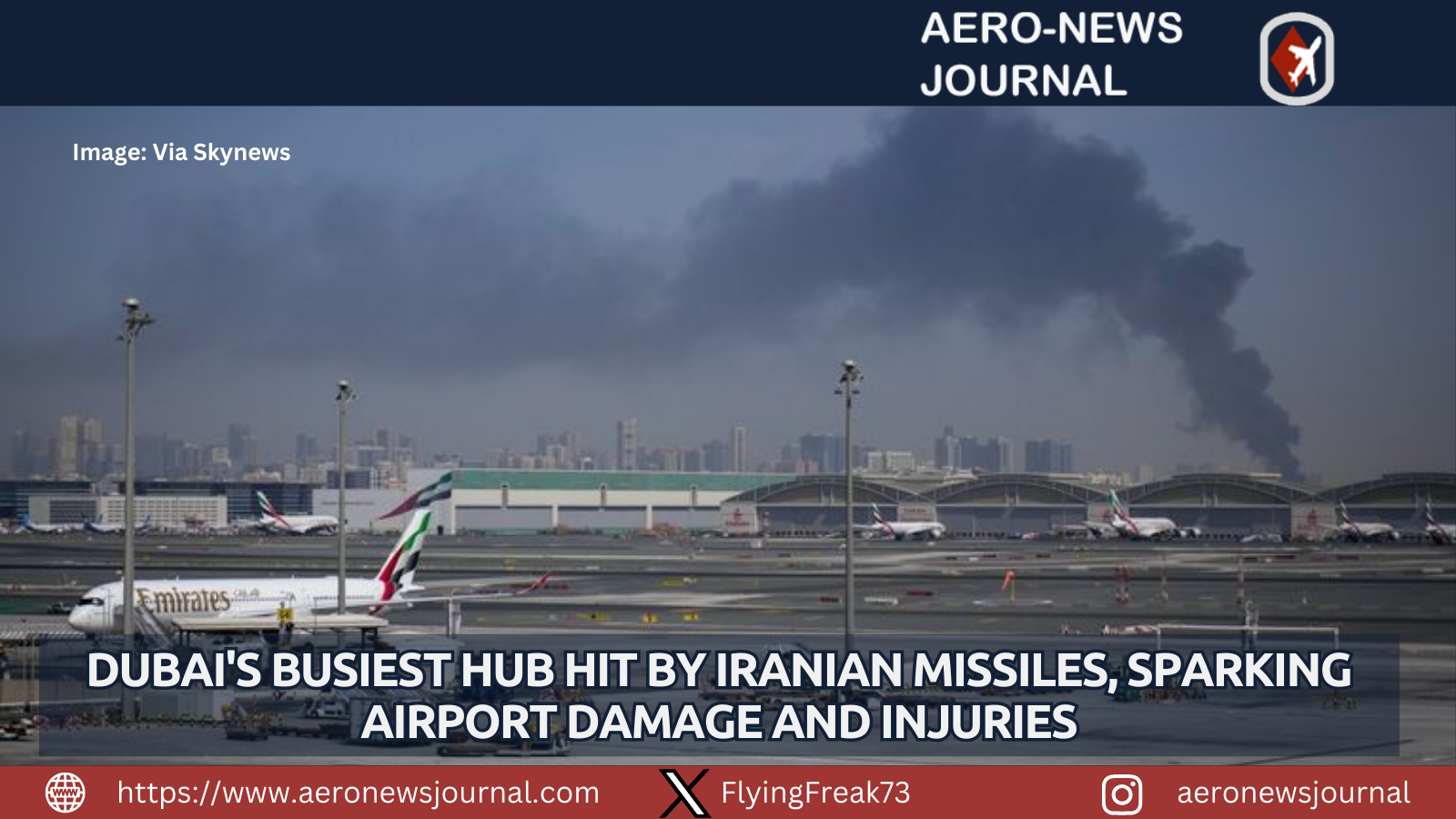 Dubai's Busiest Hub Hit by Iranian Missiles, Sparking Airport Damage and Injuries