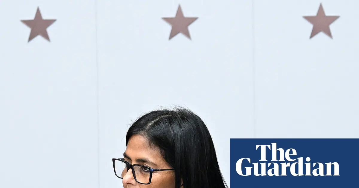 US lifts sanctions on Venezuela’s acting president Delcy Rodríguez