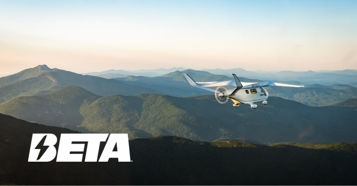 BETA Technologies Selected to Begin U.S. Aircraft Deliveries Through FAA’s eVTOL Integration Pilot Program