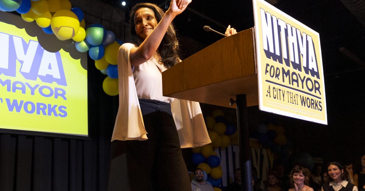 Nithya Raman edges out Spencer Pratt, advances to L.A. mayor runoff against Karen Bass