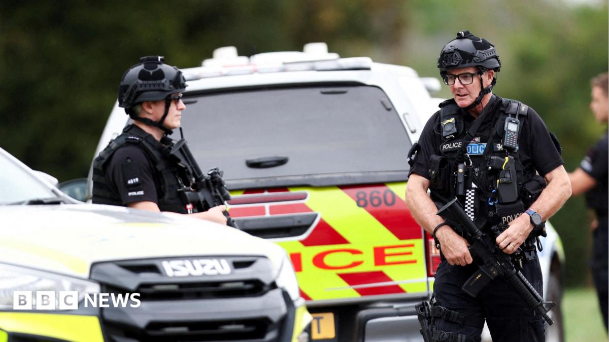 Five arrested as counter-terror police investigate major incident near UK airbase used by US forces