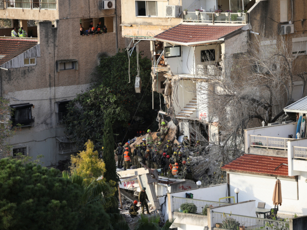 Two killed as Iranian missile hits Haifa building