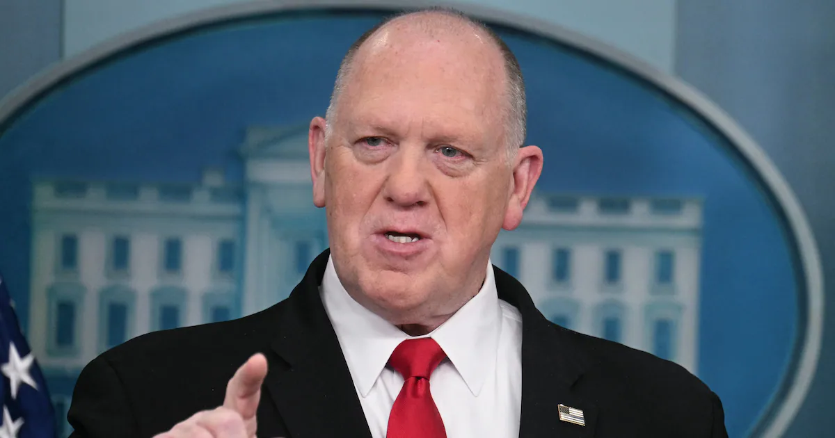 Trump's Border Czar Makes Confession About ICE's Role at Airports