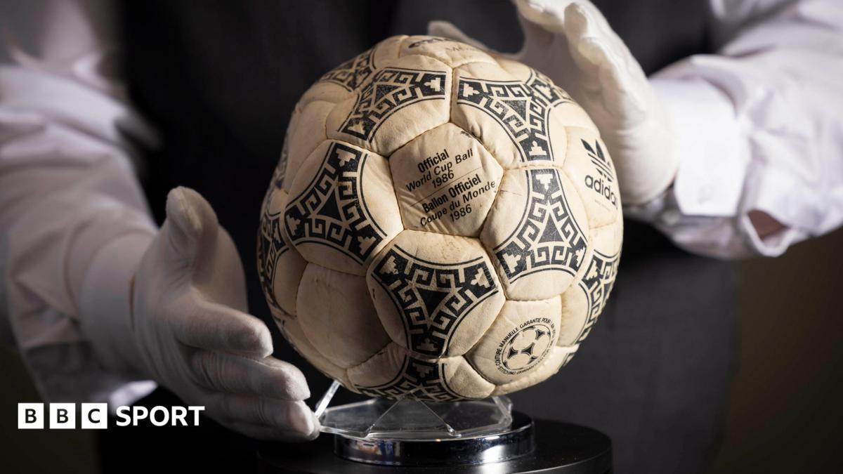 Maradona's 'Hand of God' ball sells for £2.5m