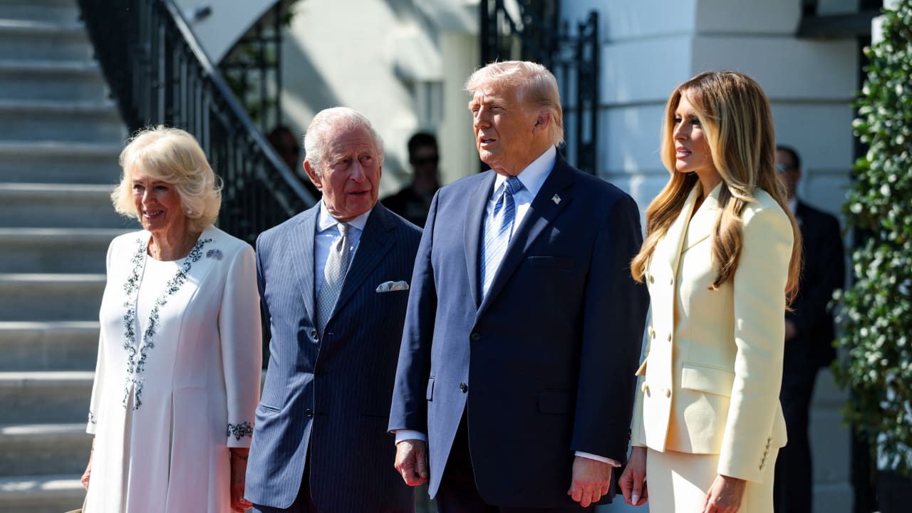 King Charles arrives in US for state visit amid differences over Iran war