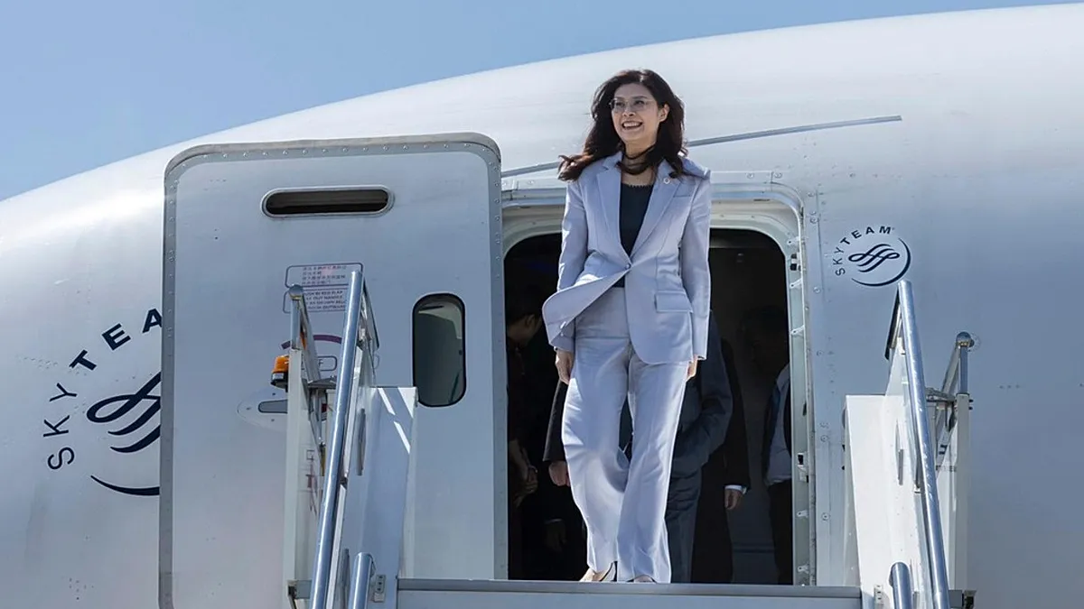 Taiwan opposition leader makes rare visit to China in 'journey for peace'