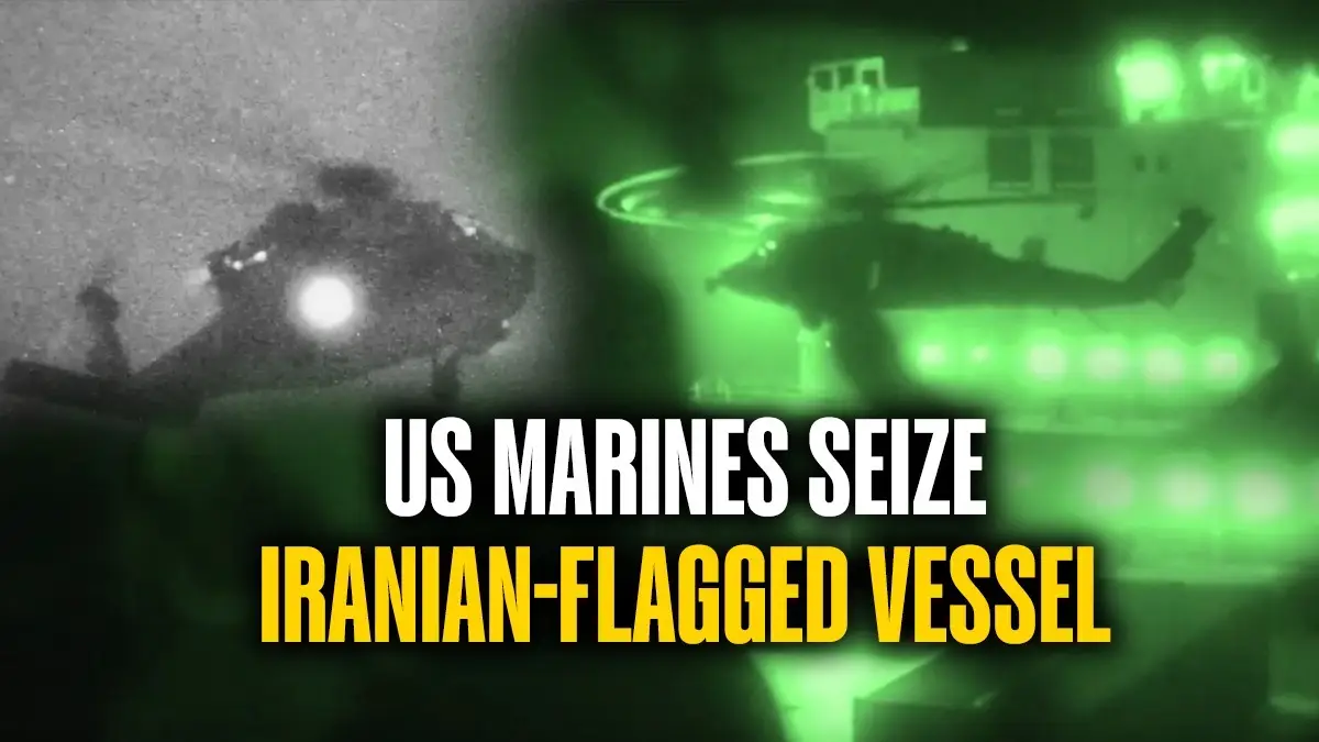 Video Captures US Navy Opens Fire On Iranian Cargo Ship 'Touska' During High-Seas Seizure | WATCH