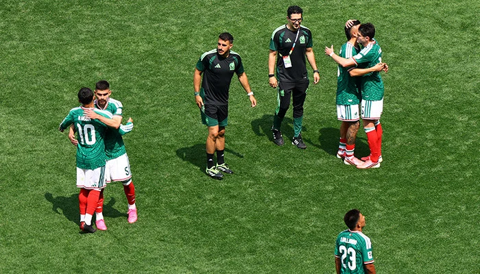 Mexico get World Cup party started with 2-0 win over nine-man South Africa
