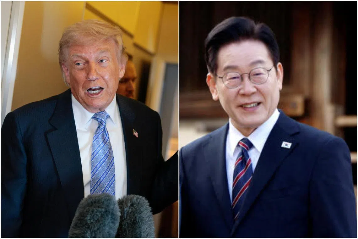 Trump and South Korea’s Lee discuss outcome of US-China summit