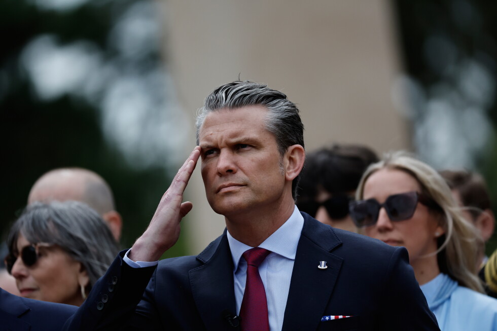 Hegseth invokes immigration and 'invasion' in D-Day speech in France