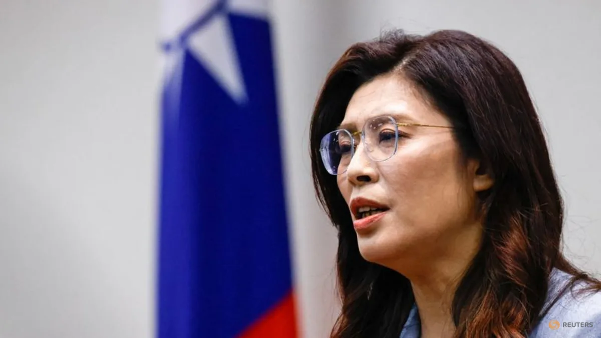 Taiwan opposition chief leaves for China 'peace' mission, minister details warship deployments