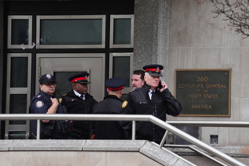 Canadian police investigate reports of gunfire at US consulate in Toronto