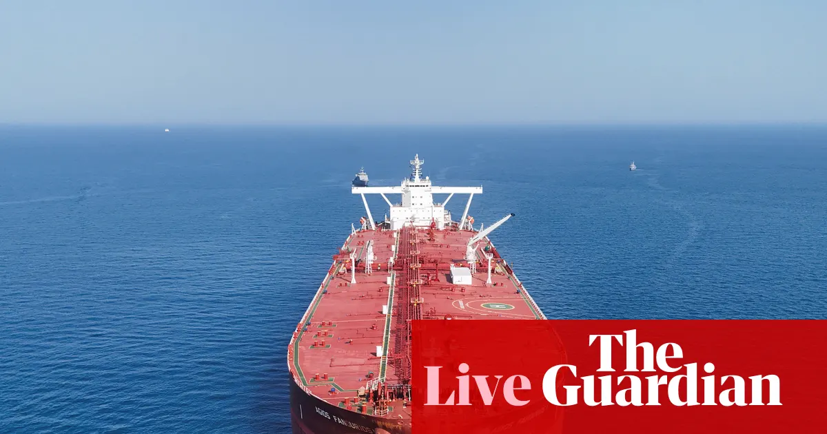 Middle East crisis live: Iran reopens strait of Hormuz but US blockade remains