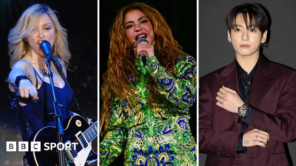 Madonna, Shakira and BTS to headline World Cup half-time show