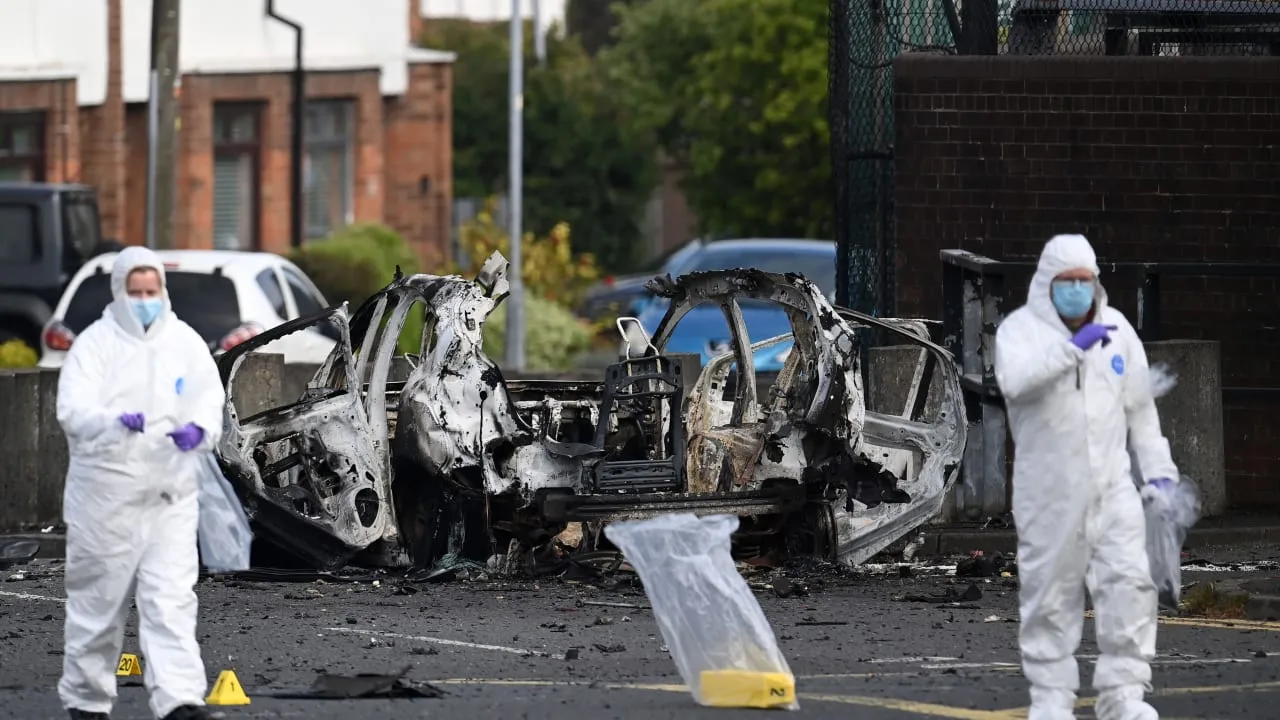Car explodes outside police station in Northern Ireland, no injuries reported