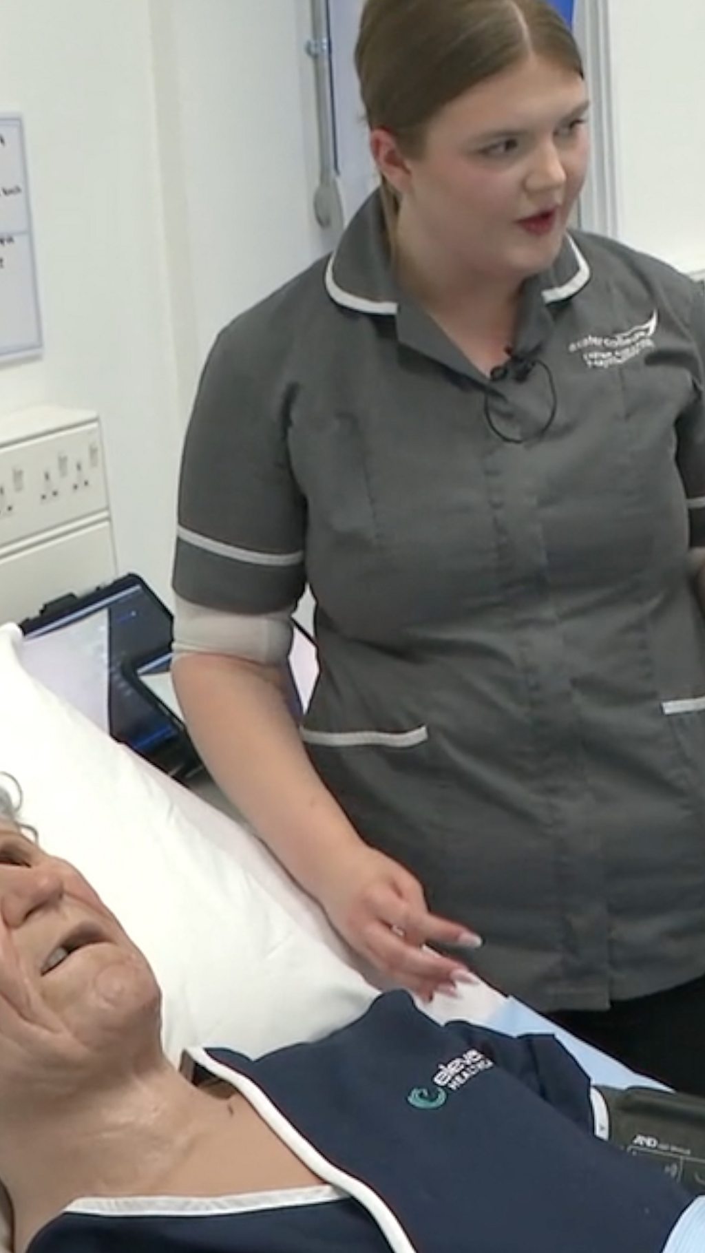 College opens lifelike hospital training ward