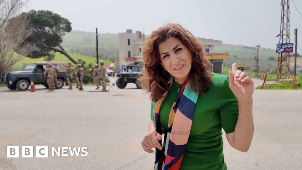 BBC reports from Lebanese border town as residents try to return home