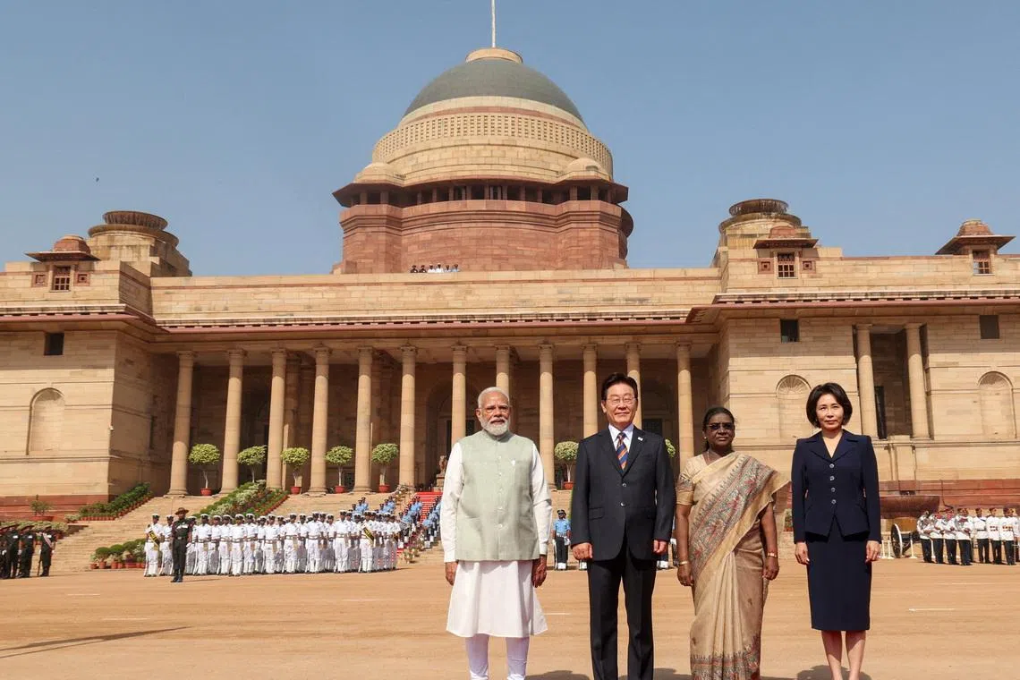 South Korea's Lee to seek big boost in economic ties in summit with India's Modi