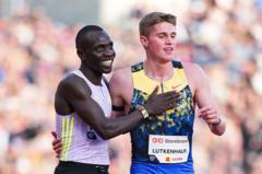 Lutkenhaus, 17, upsets Olympic champion Wanyonyi in Oslo