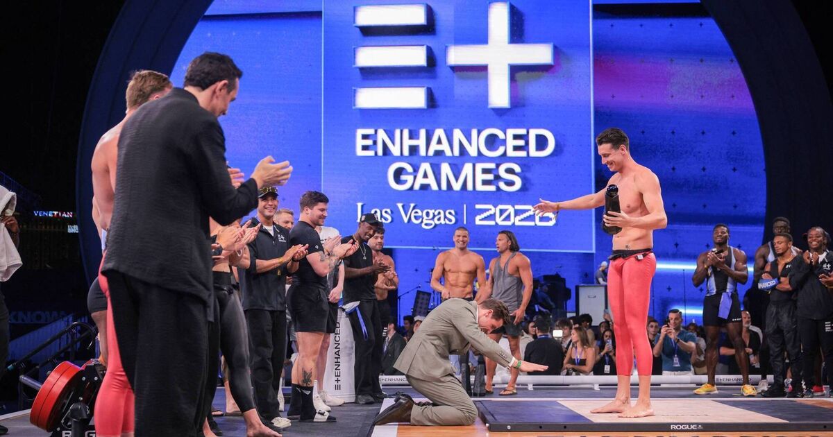 'Enhanced Games' sees just one world record broken as three 'clean' athletes win