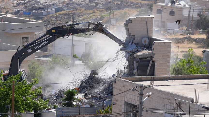 Israeli forces demolish Palestinian home northwest of occupied East Jerusalem, rights group says