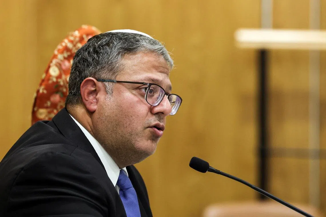 Israeli minister Ben-Gvir banned from access to French territory