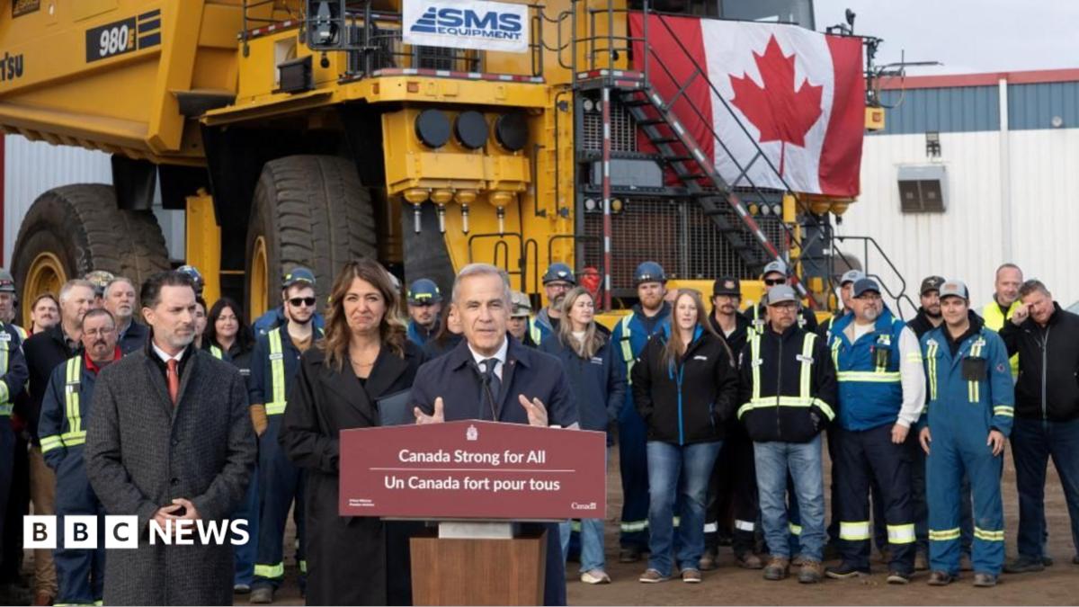 Carney pitches oil pipeline as a response to US-Canada trade war