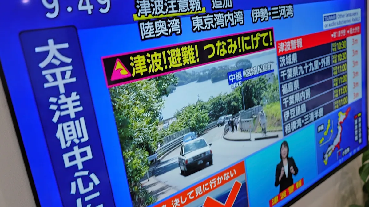 Japan issues tsunami warning after powerful 7.4 magnitude earthquake