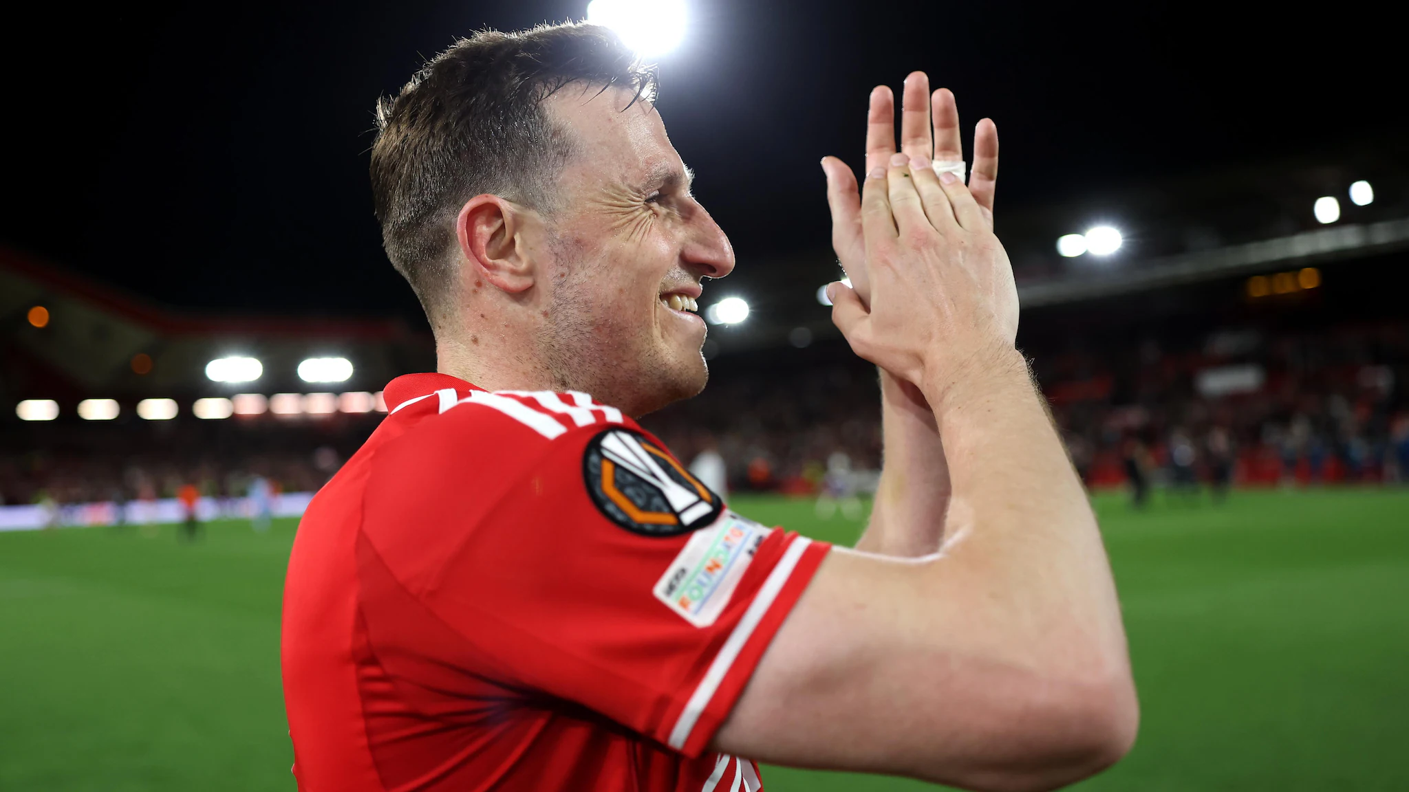Nottingham Forest 1-0 Aston Villa: Chris Wood penalty swings Europa League semi-final first leg Forest's way