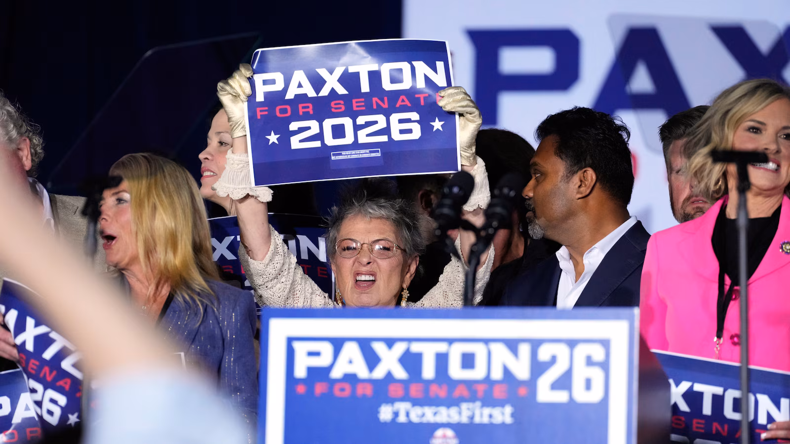 The Latest: Ken Paxton wins Senate primary runoff in Texas, defeats incumbent Sen. John Cornyn