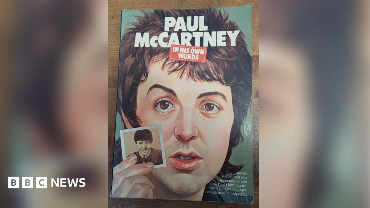 Signed Paul McCartney book found in  charity shop sells for nearly £1,000
