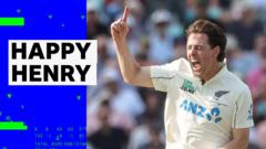 Henry takes five wickets to give New Zealand control early on day three