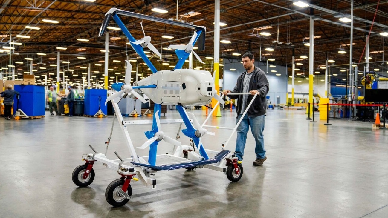 Amazon launches drone delivery service in Darlington