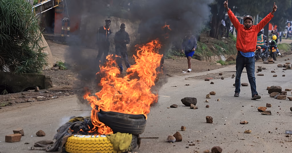Kenya transport protests turn deadly as four killed in fuel price unrest