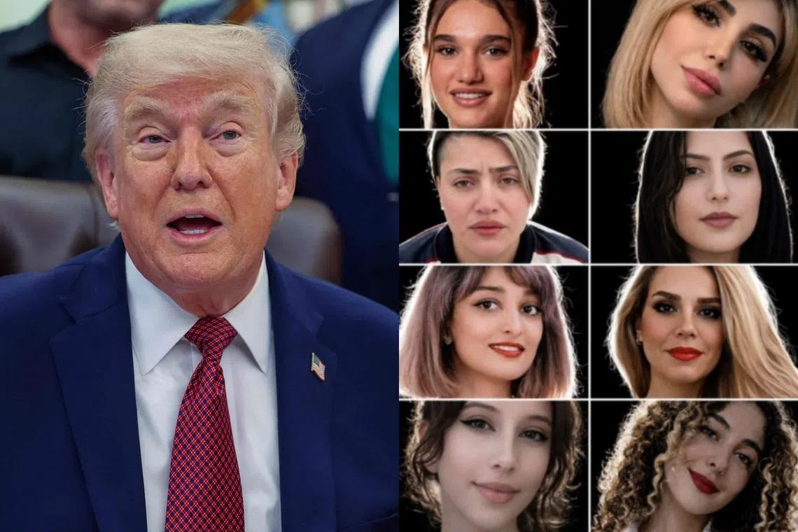 Trump says eight Iranian women won't be executed, Iran disputes entire account