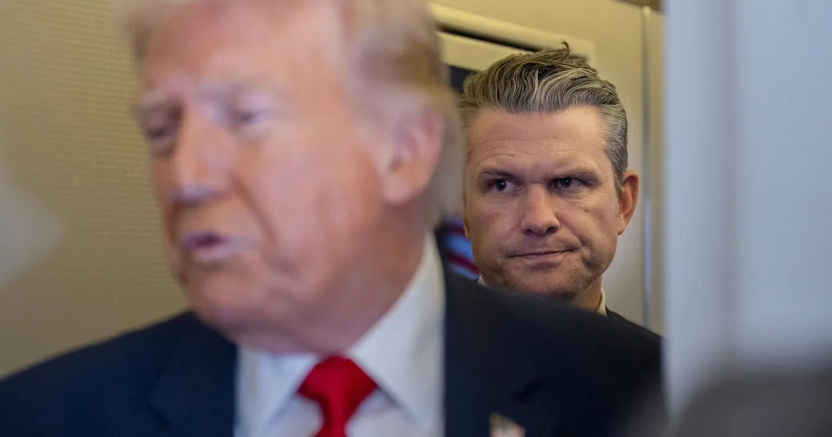 Trump Steamrolls Pentagon Pete With Wild War Claim