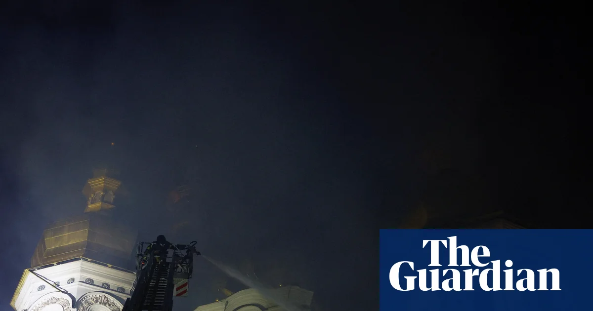 Ukraine war briefing: Kyiv decries ‘Russia’s Orthodox values’ as historic Pechersk Lavra monastery burns