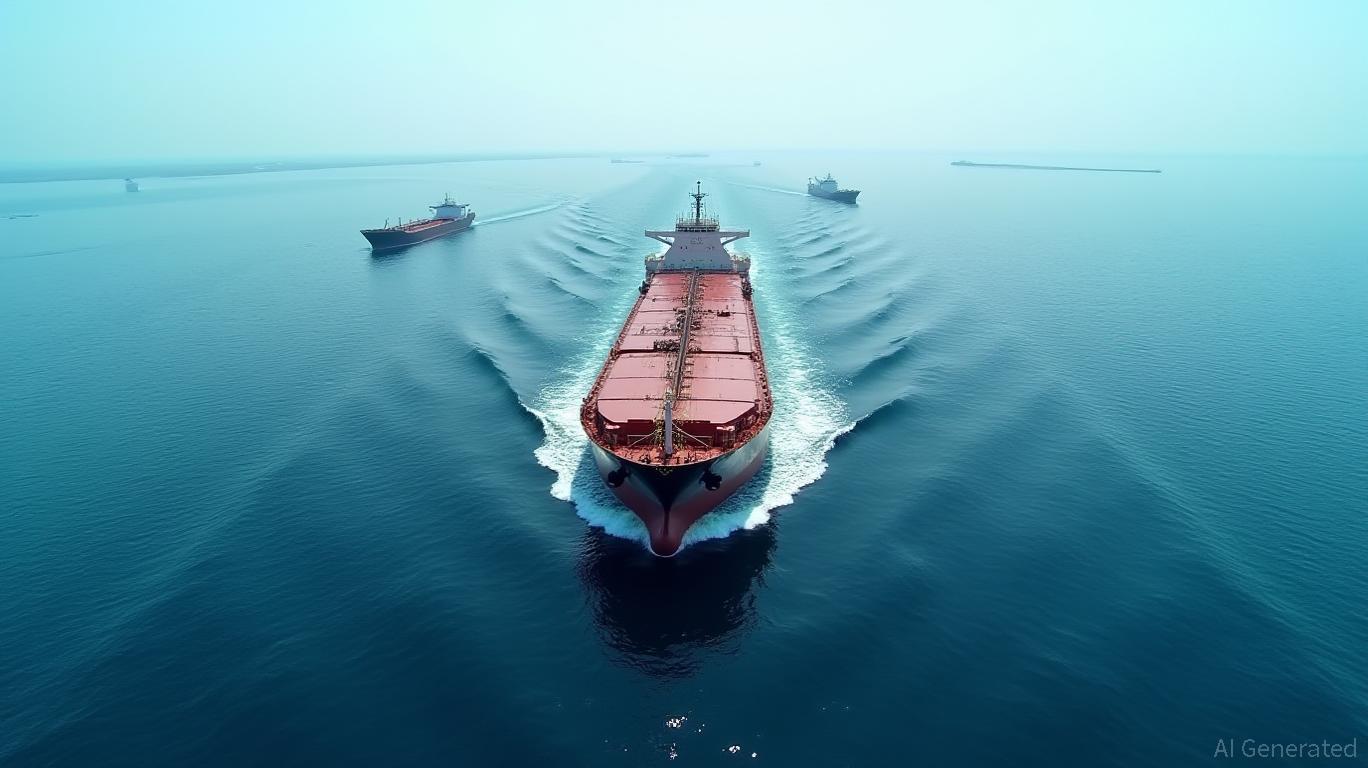 Tanker Ocean Thunder carrying Iraqi crude making its way through Hormuz Strait