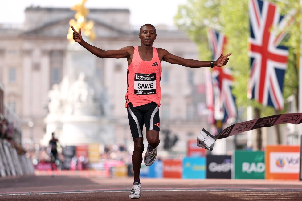 Sabastian Sawe breaks fabled 2-hour barrier in the marathon to shatter world record by 65 seconds