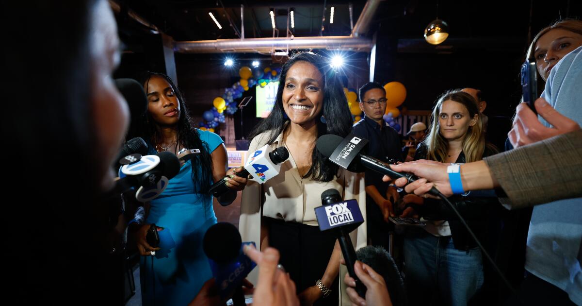 Nithya Raman closing in on Spencer Pratt in the battle for the Nov. 3 mayoral runoff