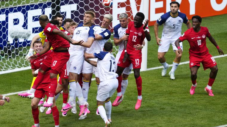Why Canada wasn't given a penalty after punch by Bosnia goalie to Canadian head