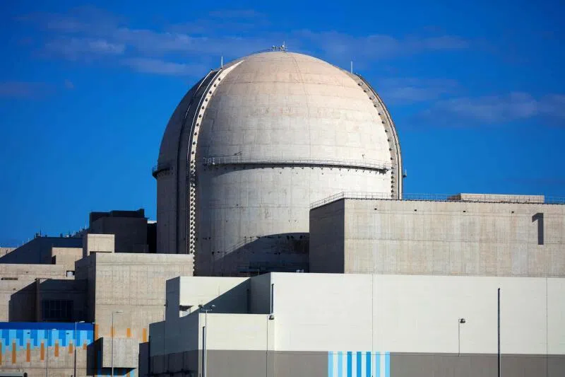 Drone strike starts fire outside UAE nuclear plant