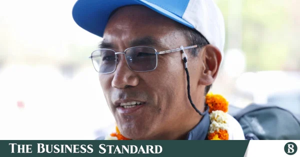Nepali Sherpa scales Mount Everest for a record 32nd time