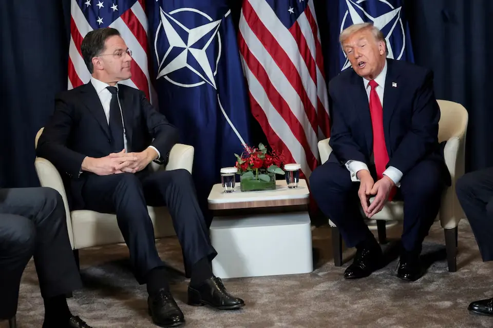 Trump meets NATO chief as Iran war strains alliance