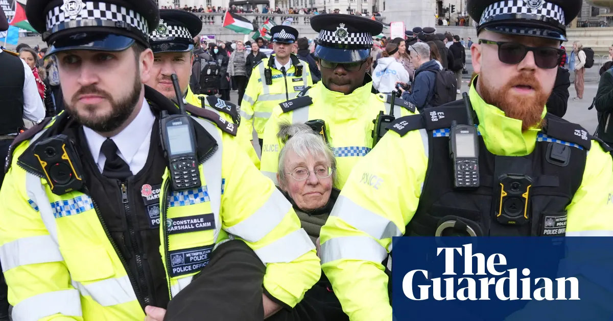 More than 500 people arrested at Palestine Action protest in London