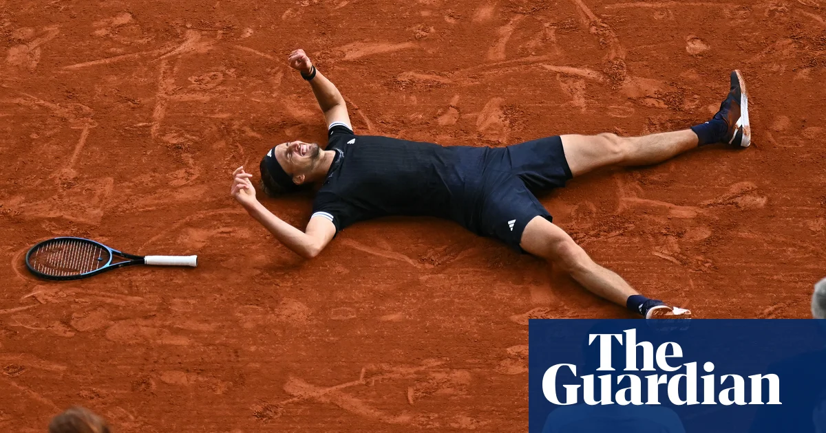 Alexander Zverev wins first grand slam after holding off Cobolli in French Open