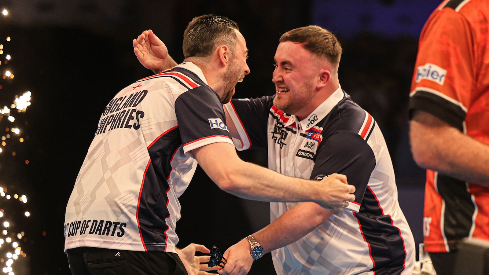 Luke Humphries says ‘huge expectation’ made World Cup of Darts victory for England with Luke Littler more special