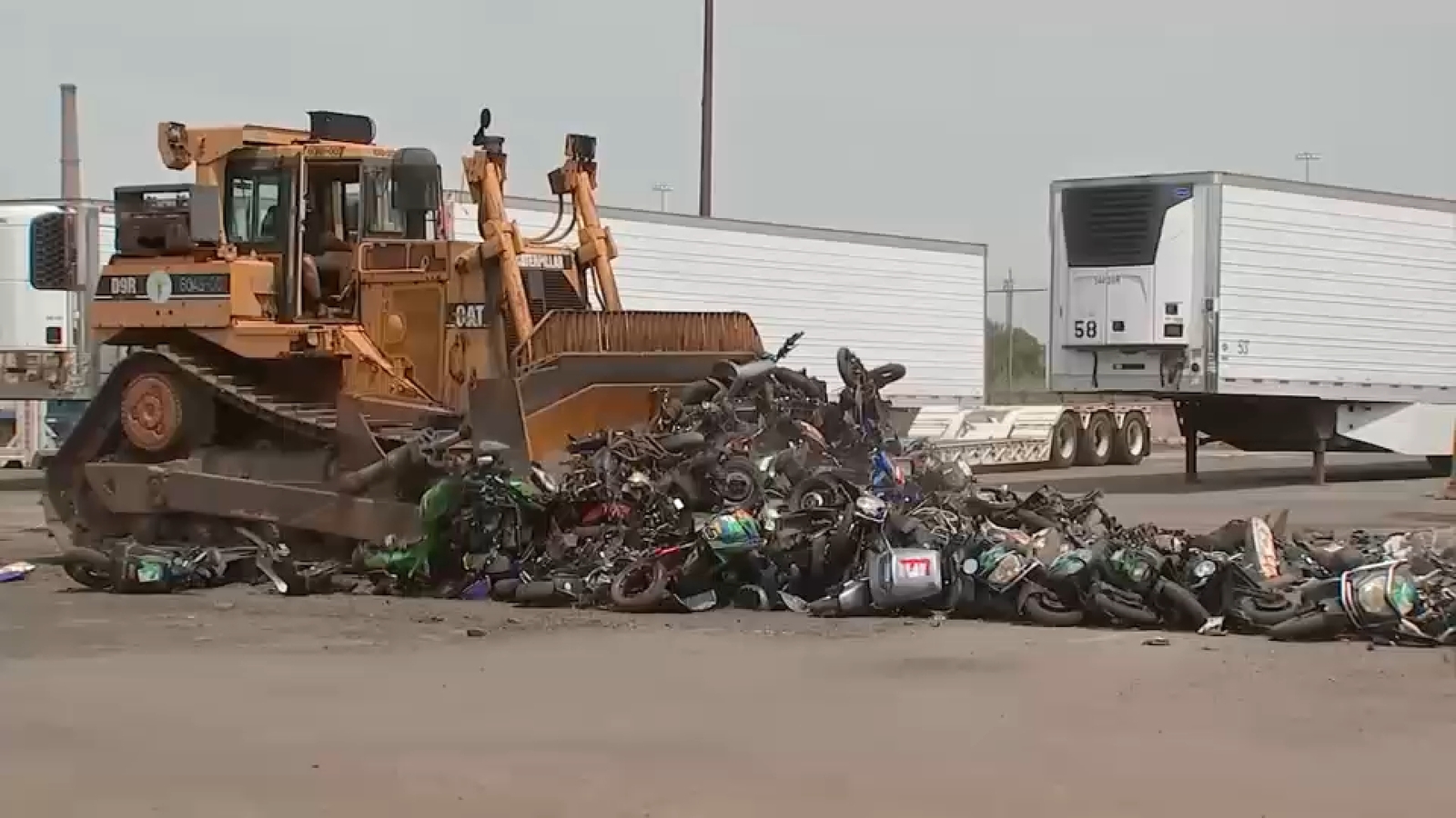 NYPD crushes 200 illegal mopeds, scooters on Staten Island amid safety concerns