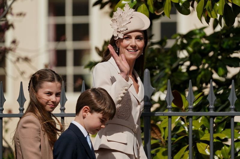 British royals gather for Easter service, with Andrew and his family absent